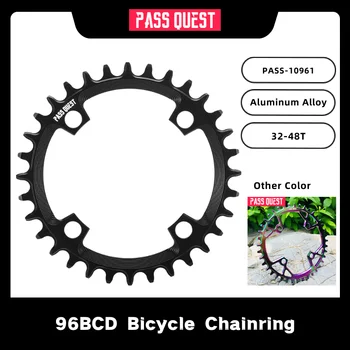לעבור מסע 96BCD אופניים Chainring צר רחב שיניים Chainwheel 32-48T ForSHIMANO ALIVIO M4000 M4050 DEORE M612