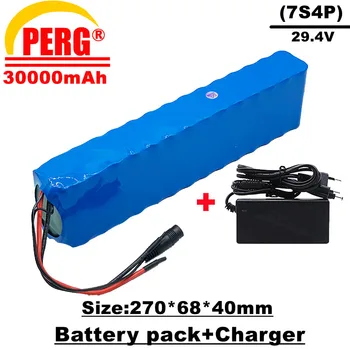 29.4 V lithium ion battery pack, 7s4p 29V 30000mAh, מובנה עב 