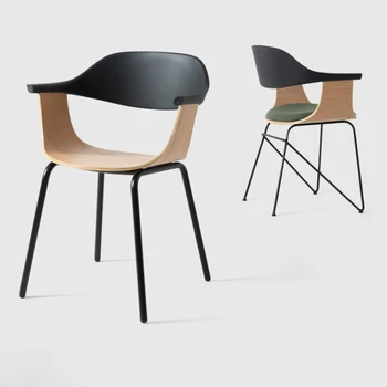 עיצוב יצירתי כסאות אוכל עץ מינימליסטי נורדי משק הבית כסאות אוכל מודרניים מרגיע Cadeira ריהוט הבית WZ50DC