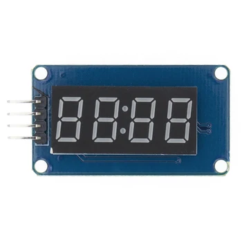TM1637 4 ביטים דיגיטלי תצוגת LED מודול עבור arduino 7 קטע 0.36 אינץ שעון אדום האנודה צינור ארבעה ההתקן הטורי לוח Pack
