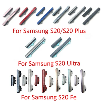 חדש כפתור כיבוי + ווליום בצד לחצן עבור Samsung Galaxy S20 / S20 פלוס / S20 Ultra / S20-פה. rnal פלסטיק כפתור