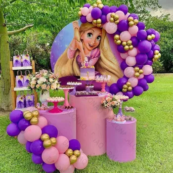 1set הנסיכה רפונזל ילדה בלון במסיבת יום ההולדת אספקה מתנה עיצוב הבית 32inch מספר Ballon מקלחת תינוק חתונה קישוט