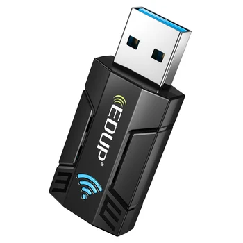 EDUP 1300M USB3.0 כרטיס רשת אלחוטי WiFi מתאם 2.4 G & 5G Dual Band יציב אות מתאם למחשב שולחני מחשב נייד