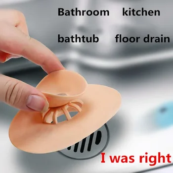 1 חתיכה מטבח גומי באמבטיה כיור אמבטיה רצפת פתח הניקוז במטבח הכביסה מים Plug כלי רחצה באמבטיה ניקוז מסנן
