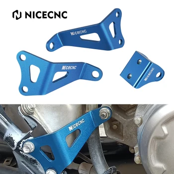 NICECNC 3 יח טרקטורונים מנוע תושבת משמר הכיסוי מגן על ימאהה רפטור 700 2008-2021 רפטור 700R 2009-2021 אלומיניום שחור כחול