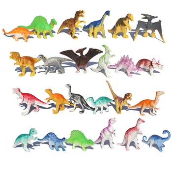 10pcs/ סט מיני חיות דינוזאור סימולציה צעצוע היורה משחק דינוזאור נתוני פעילות דגם קלאסי עתיק אוסף לילדים