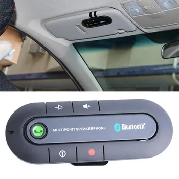 רכב Bluetooth מקלט הידיים חופשיות טלפון רמקול מגן השמש הר קליפ Wireless Receiver רכב סטריאו נגן ערכת הרכב.