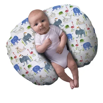 תינוק בצורת U סיעוד הציפית ללמוד לשבת כרית המעיל הרך הנולד נשלף מודפס הצוואר הגנה לכרית תינוק מצעים