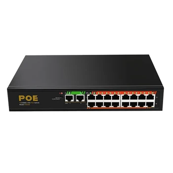 16 בנמל 100M+2 Port Gigabit פו מתג LAN Switching רכזת מתאם מתג לא מנוהל לנו לחבר