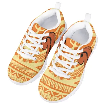 פולינזי השבט מהוואי טוטם קעקוע הוואי טביעות Superlight החלקה ילדים נעלי ריצה לנשימה רכה עם סוליות נעלי הספורט.