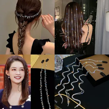 אופנה קוריאנית קסם כוכב שיער קליפים עבור נשים בנות הכלה מסיבת חתונה להקות שיער טיירה ראש Bohomia הערבי הסיכה Jewelr