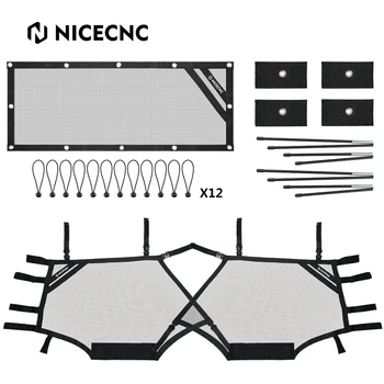 NICECNC UTV הכלוב גזע צד רשת רשת פנל אחורי הוילון נטו חלקים על פולאריס RZR XP 1000 14-2021 RZR XP טורבו 2016-20