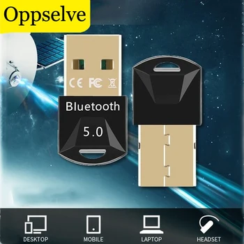 2 in 1 USB Bluetooth 5.0 Bluetooth 5.0 מתאם מקלט אלחוטי Bluethooth Dongle מוסיקה Bluthooth משדר למחשב המחשב