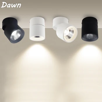 ספוט LED Downlight מתקפל אור תקרת Led אור הזרקורים 10W 15W 20W צמודי התקרה אלומיניום כתמים המנורה על מטבח ביתי