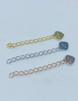 18K זהב תכשיטים חלקים AU750 תכשיטים להאריך שרשרת שרשרת וצמיד 3 ס 
