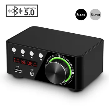 AIYIMA MA12070 Mini נשמע מגבר 5.0 Bluetooth מגברי סטריאו HIFI אודיו מגבר 50W+50W USB TF MP3 מערכת קולנוע ביתי