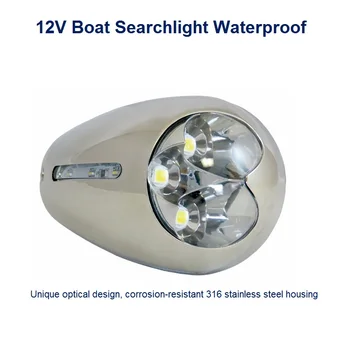 3.5 W 12V DC LED היאכטה הזרקור קשת ניווט אור מצוף המנורה ימיים הספינה 316 נירוסטה עמיד למים תאורה