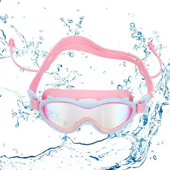 מקצועית ילדים שחייה משקפי לא דולף עמיד למים אנטי ערפל HD שחייה משקפיים ילדה ילד בריכת ילדים Eyewear
