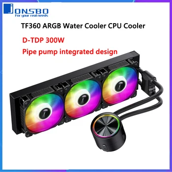 JONSBO TF360 ARGB מים קרים CPU Cooler ביצועים גבוהים All-in-one קירור מים רדיאטור על LGA1700 1200 115X 2011 AM4 AM5