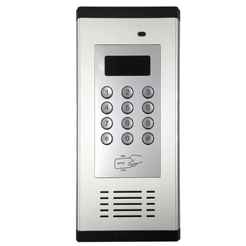 200 חדרים RFID 13.56 MHZ & GSM/3G Quad הלהקה אודיו הדלת שער אינטרקום GSM מגורים גישת שער הכניסה לדירה בקר