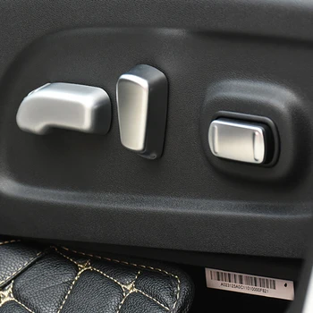 על ניסאן מוראנו אביזרים 2011-2019 פלסטיק ABS במכונית כוונון מושב להחליף כיסוי לקצץ הרכב מדבקה כרום סטיילינג 5pcs