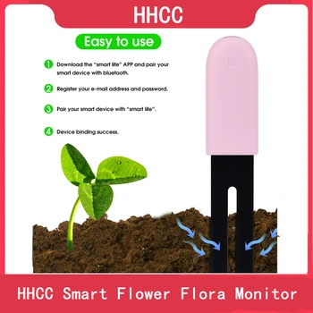 HHCC Tuya. הגירסה העולמית פלורה לפקח פרח אכפת צמחים בגינה דשא, אדמה מים פוריות חכם בודק חיישן גלאי פרח