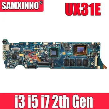 UX31E הלוח האם ASUS ZenBook UX31 המחברת לוח אם מעבד I3-2367 I5-2557M I7-2677M 4GB זיכרון 100% מבחן רץ טוב
