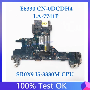 DCDH4 0DCDH4 CN-0DCDH4 Mainboard עבור DELL Latitude E6330 מחשב נייד לוח אם QAL70 לה-7741P W/SR0X9 I5-3380M מעבד 100% מלא נבדק