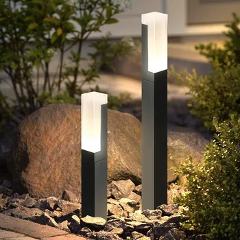 שמש חדשה אורות גן עמיד למים נוף מסלול להדגיש LED מודרנית בולארד פוסט בחוץ תאורה בחוץ LED מדשאות מנורות