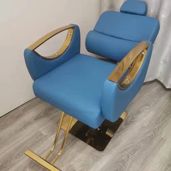 שכיבה מעצב הספר כיסאות המסתובב יוקרה זהב מסתובבת פדיקור כיסא סלון יופי Mocho Cadeira הספר ציוד MQ50BC