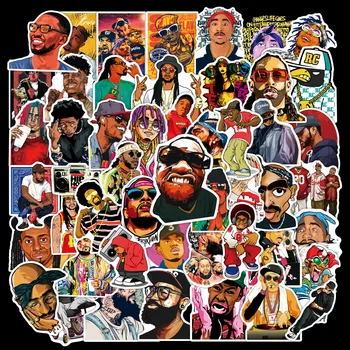 50pcs Hiphop מגניב ראפר מדבקות Pack Ipad טלפון אלבום רטרו מדבקה וינטג ' יומן DIY אביזרים עיצוב אלבומים אספקה