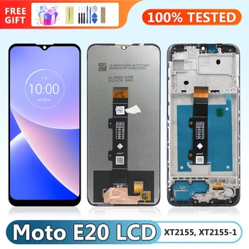 מסך למוטורולה מוטו E20 XT2155 תצוגת Lcd מסך מגע דיגיטלית להרכבה עם מסגרת עבור Motorola Moto E20 החלפת