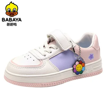 Babaya בנות קריקט נעליים 2023 האביב סגנון חדש של ילדים אופנה גרפיטי נעלי ילדים סטודנט לנשימה נעליים מזדמנים