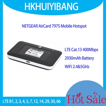 סמארטפון NETGEAR לשיחות סלולריות 797S נייד נקודה חמה LTE Cat 13 400Mbps עם 2CA&256 QAM 2.4/5 GHz Dual-Band WiFi 4G הנתב