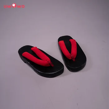 UWOWO המשחק Genshin השפעה Yoimiya Cosplay מגפי נעלי כפכפים ליל כל הקדושים הנעלה ואביזרים