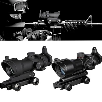 1X32 נקודה אדומה ראייה אופטי רובה טווחי Red Dot היקף הציד כוונות עם 20mm רכבת רובה איירסופט